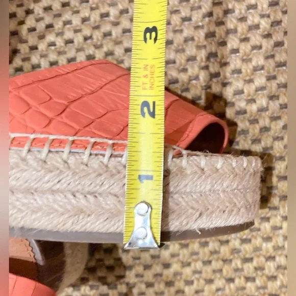 Franco Sarto Coral Croc-Embossed Sandals - Picture 14 of 14